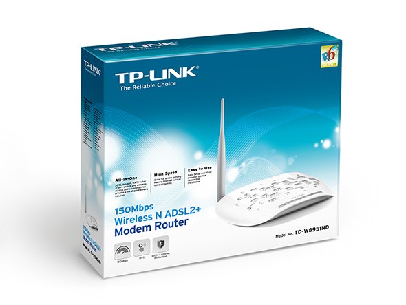 TP-Link TD-W8951ND 150Mbps Wireless N ADSL2+ Modem Router
